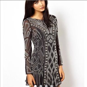 Needle & Thread Geo Pearl Dress